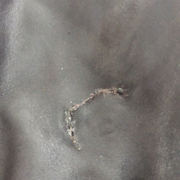 44 Brown leather jacket Robert Comstock genuine leather, lining 40%poly … - Picture 7 of 11